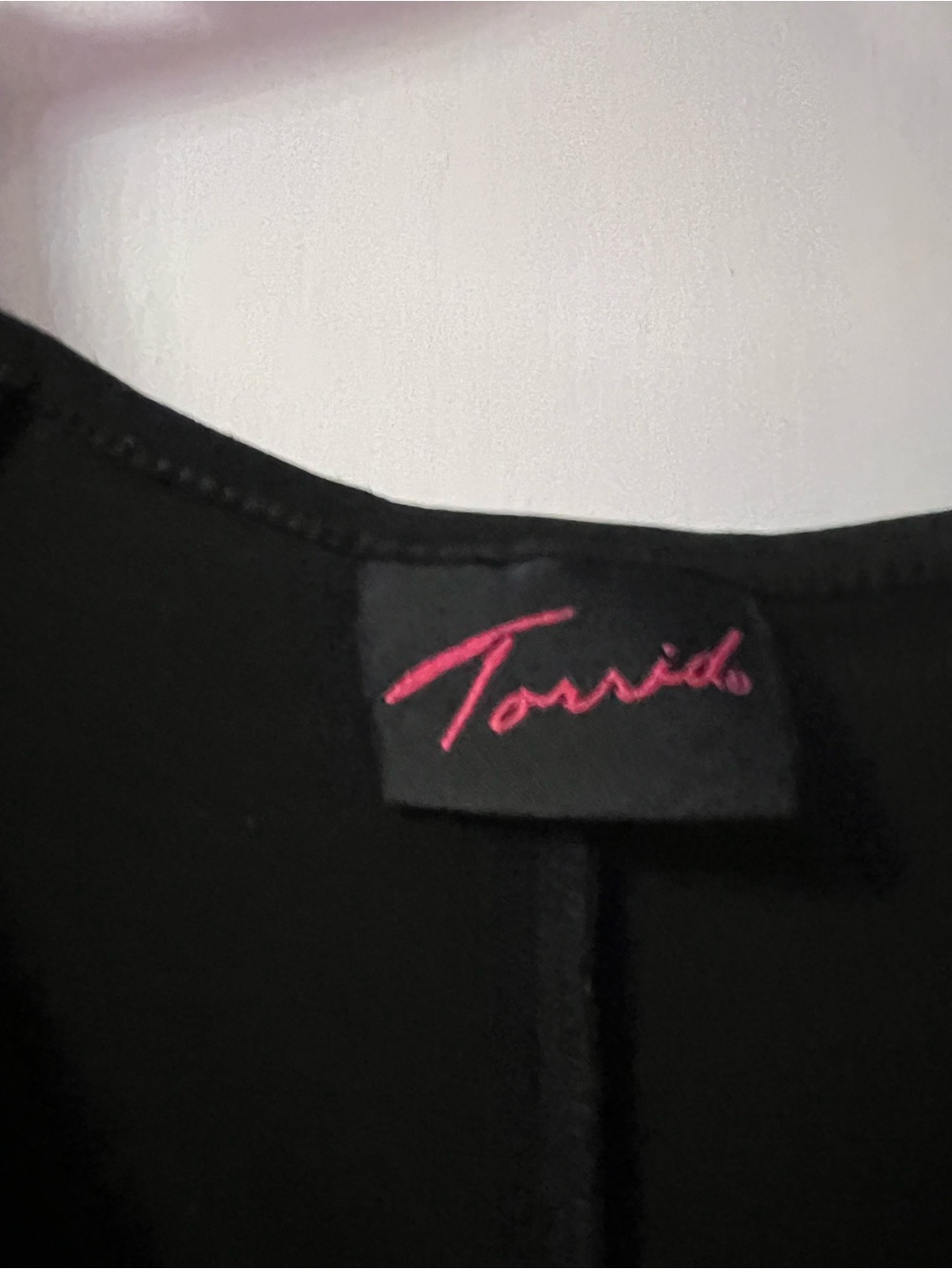 torrid Black Dress with Pink Logo Script